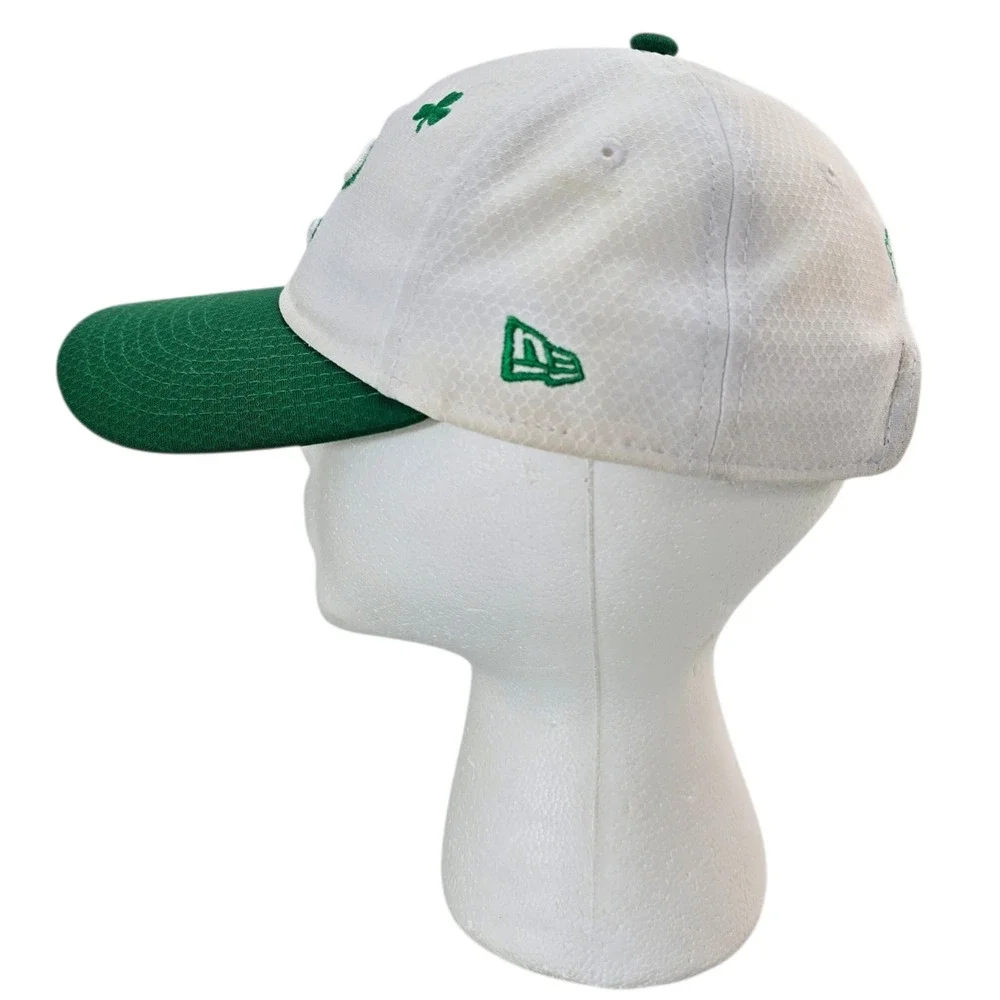 New Era Chicago Cubs Hat Youth White Green 9TWENTY Shamrock Baseball Cap